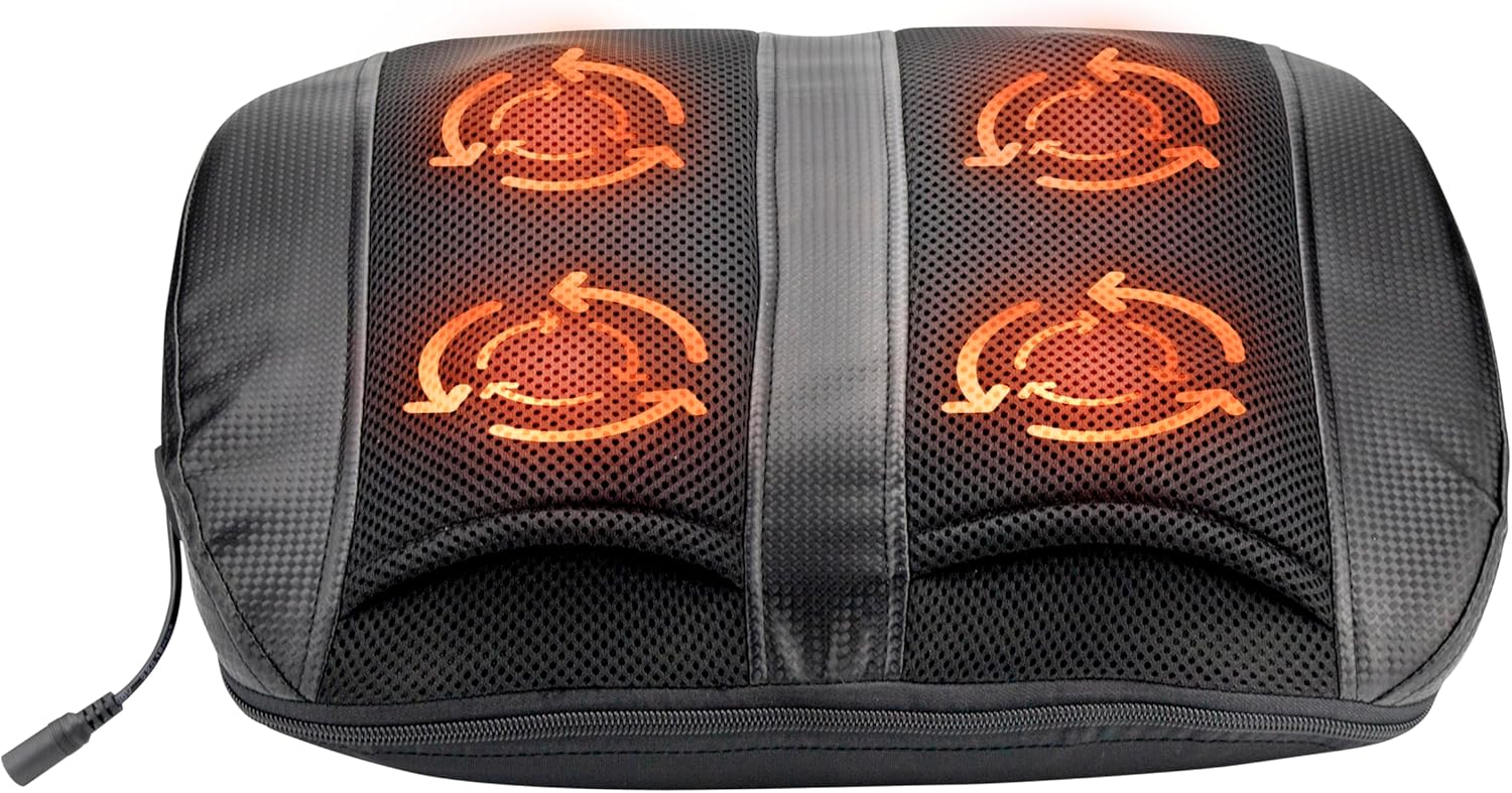 Foot Rest Massager with Soothing Heat & Variable Speed